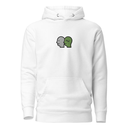 Unisex Hoodie | Embroidered Deux Doodles Logo | Minimalist Streetwear