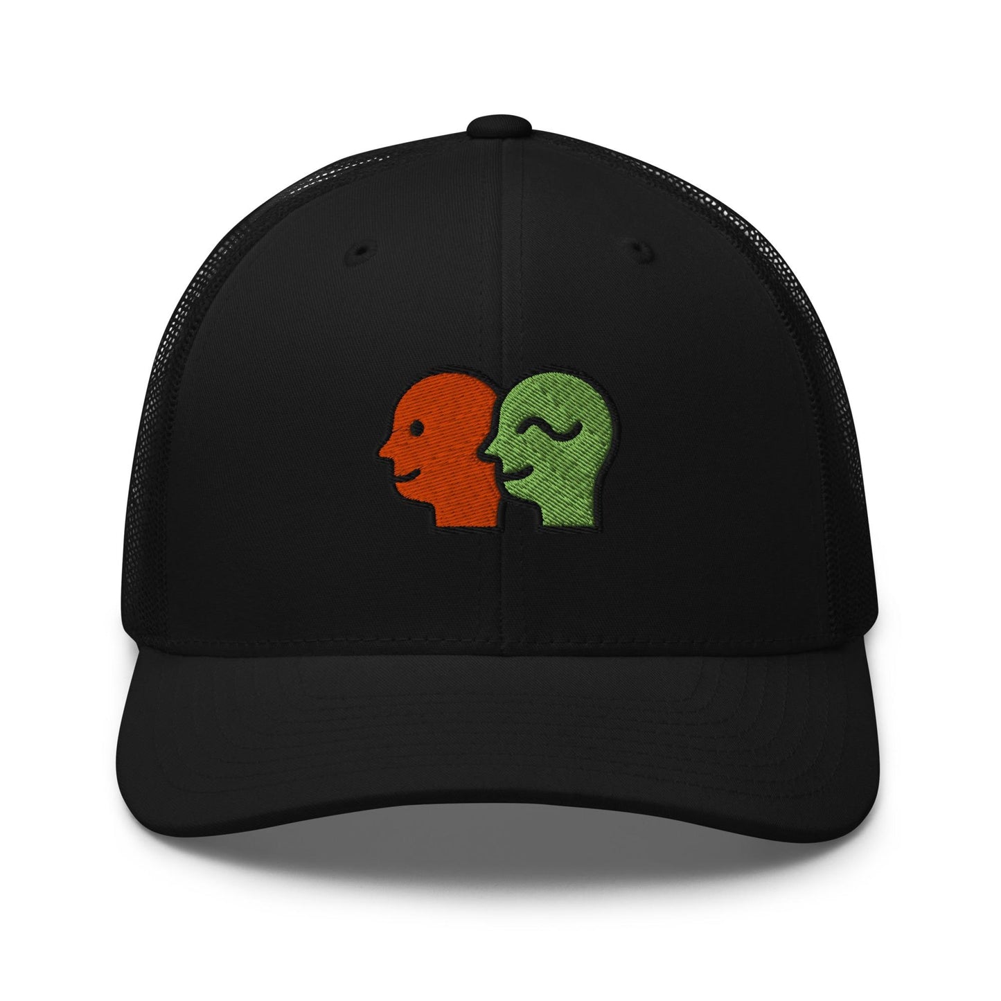 Halloween Doodle Trucker Cap | Deux Doodles Limited Edition | Black Mesh Hat